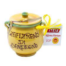 Zafferano di Sardegna DOP - Ceramica gialla - HashtagSardinia